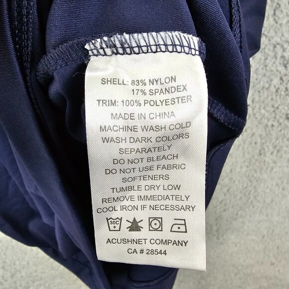 Footjoy Men's Blue Half Zip Golf Pullover Wicking Performance Size L - Picture 7 of 10